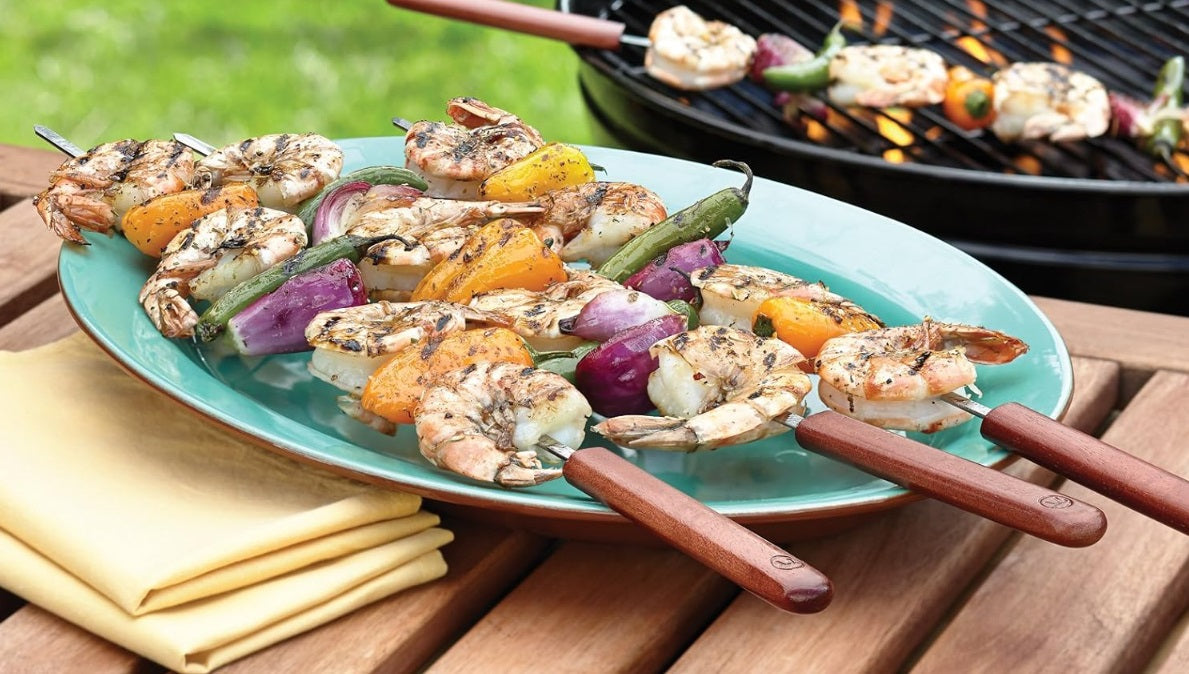 Outset Rosewood Set of 4 Barbecue Skewers 20" Outset by Kitchen Niche