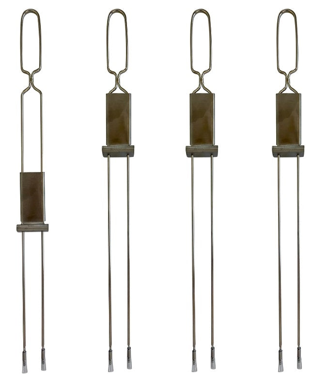 Outset Set of 4 Stainless Steel Barbecue Slider Skewers Outset by Kitchen Niche