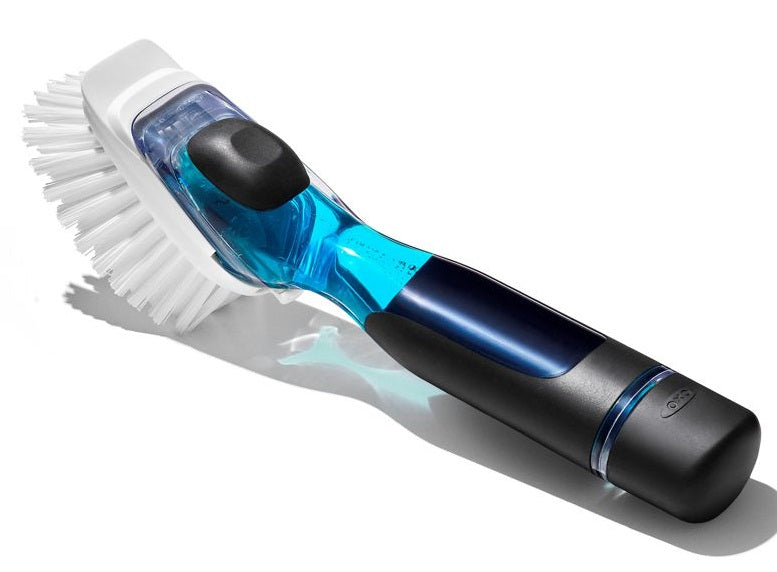 Oxo Good Grips Soap Dispensing Dish Brush by Kitchen Niche