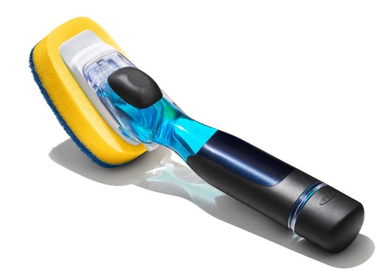 Oxo Good Grips Soap Dispensing Dish Scrub by Kitchen Niche