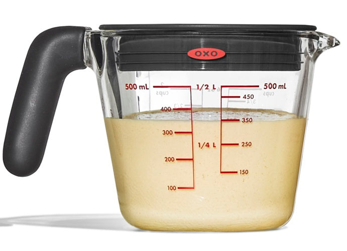 Oxo Good Grips Glass Measuring Cup With Lid 2-Cup by Kitchen Niche