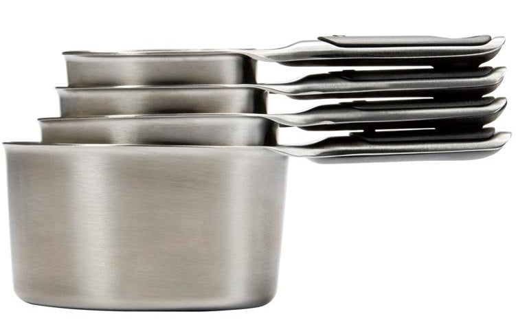 Oxo Good Grips Stainless Steel Set of 4 Measuring Cups by Kitchen Niche