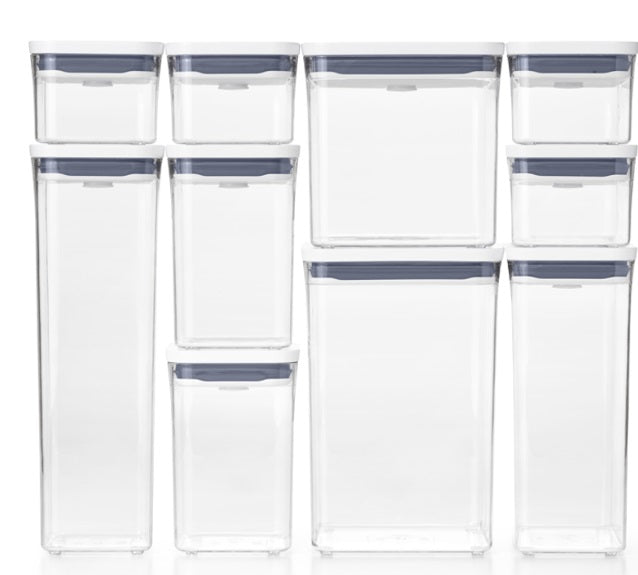 Oxo POP 2.0 Starter Set of 10 Containers by Kitchen Niche