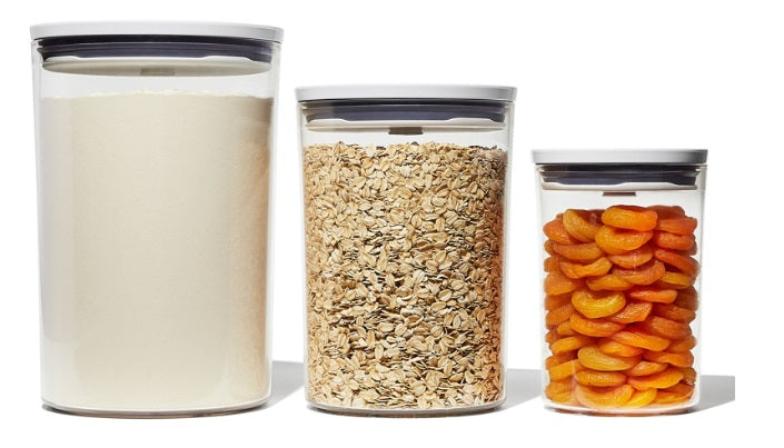 Oxo POP 2.0 Set of 3 Round Containers by Kitchen Niche