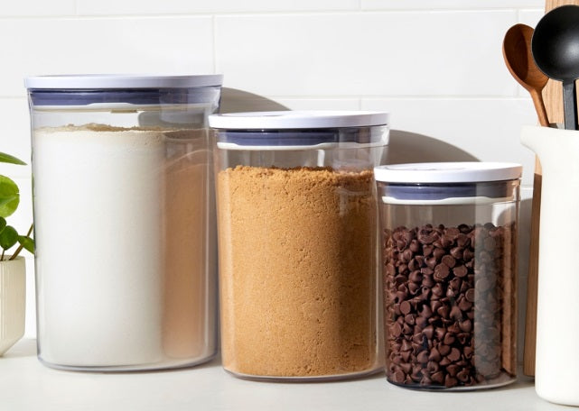Oxo POP 2.0 Set of 3 Round Containers by Kitchen Niche