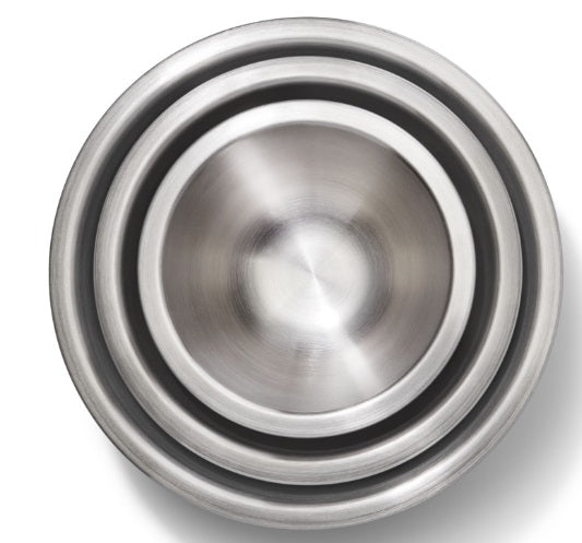 Oxo Stainless Steel Mixing Bowl Set of 3 by Kitchen Niche