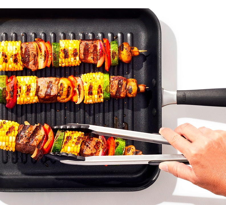 Oxo Good Grips Non-Stick Locking Tongs Set by Kitchen Niche