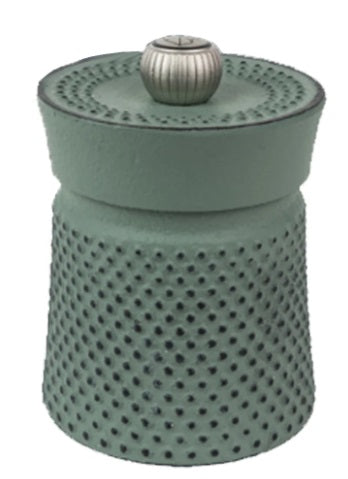Peugeot Bali Fonte Celadon Green Cast Iron Pepper Mill by Kitchen Niche