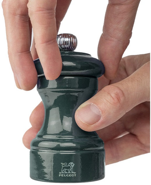 Peugeot Bistro Forest Green Lacquer Salt Mill by Kitchen Niche