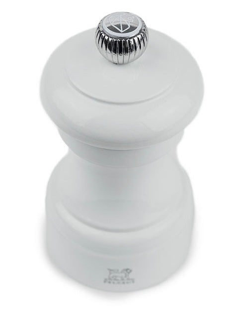Peugeot Bistro Pearl Grey Lacquer Salt Mill by Kitchen Niche