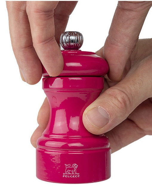 Peugeot Bistro Candy Pink Lacquer Salt Mill by Kitchen Niche