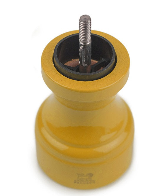 Peugeot Bistro Saffron Yellow Lacquer Pepper Mill by Kitchen Niche