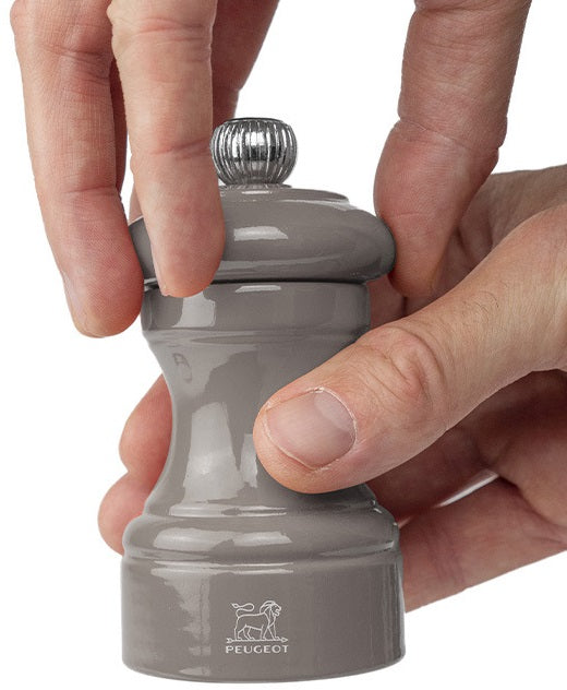 Peugeot Bistro Smoked Grey Lacquer Pepper Mill by Kitchen Niche