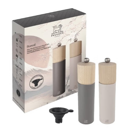 Peugeot Boreal Duo Salt & Pepper Mill Gift Set Peugeot by Kitchen Niche