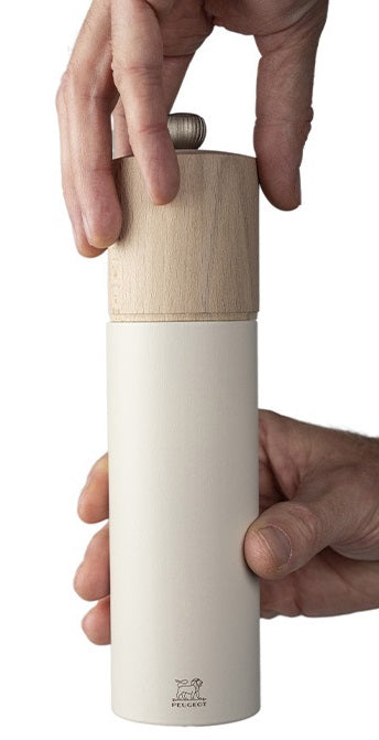 Peugeot Boreal Salt Mill Feather White 21cm by Kitchen Niche