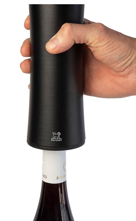 Peugeot Elis Reverse Matte Black Electric Corkscrew by Kitchen Niche