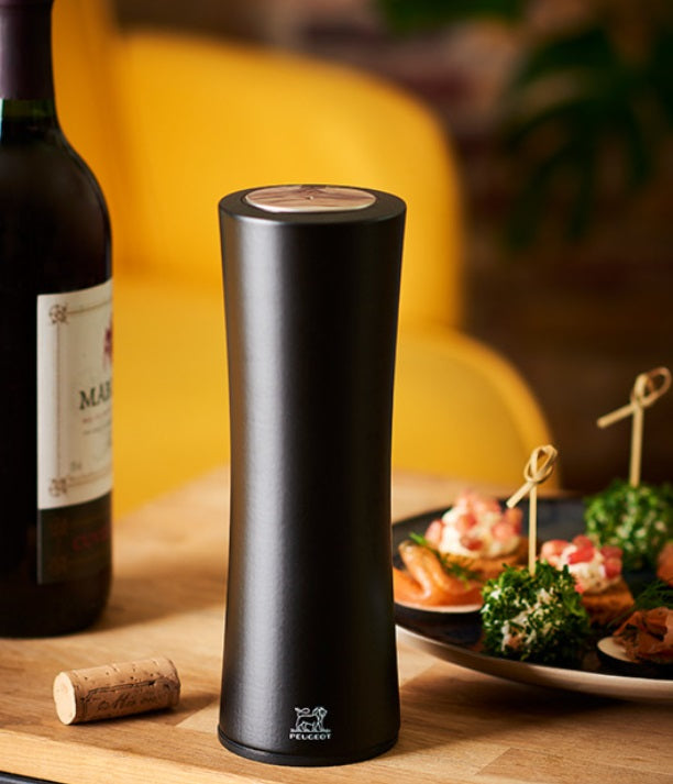 Peugeot Elis Reverse Matte Black Electric Corkscrew by Kitchen Niche