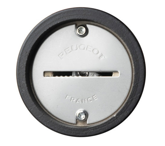 Peugeot Isen Black Matte Crank Handle Nutmeg Mill by Kitchen Niche