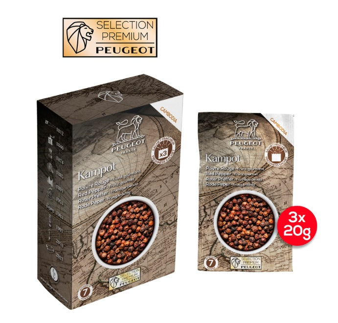 Peugeot Kampot Cambodia Red Pepper 60g by Kitchen Niche