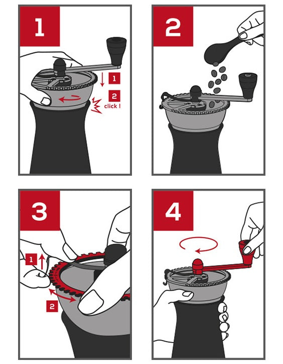 Peugeot Kronos Manual Coffee Mill by Kitchen Niche