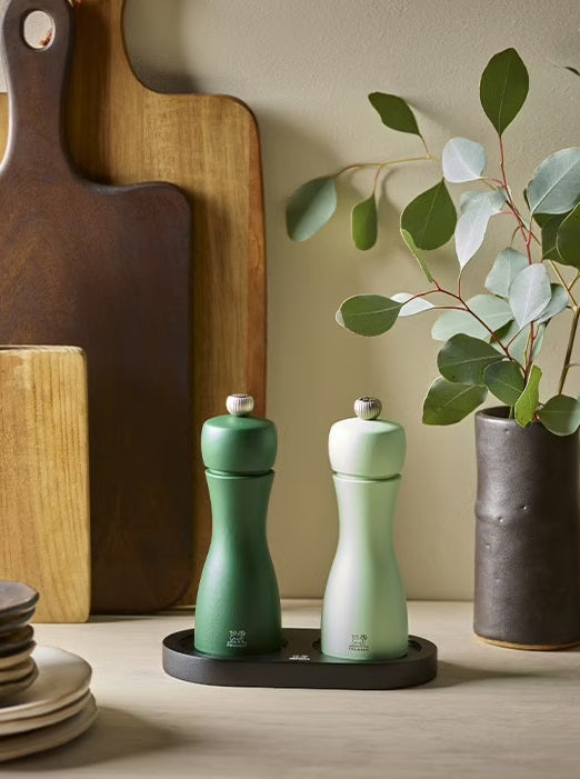 Peugeot Linea Bamboo Mill Tray Matt Black Peugeot by Kitchen Niche