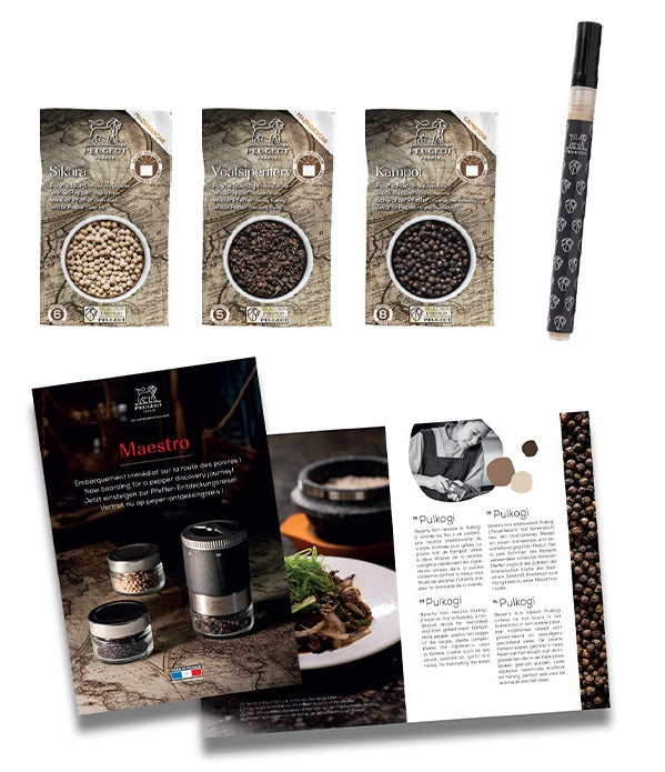 Peugeot Maestro Interchangeable Pepper Mill Gift Box Set by Kitchen Niche