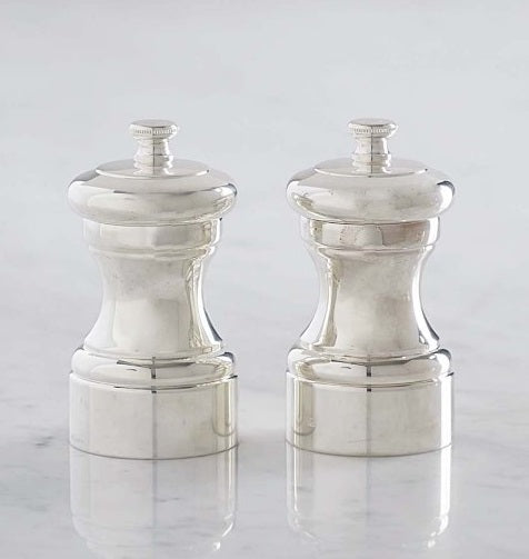Peugeot Mignonnette Silver Plated Salt Mill by Kitchen Niche