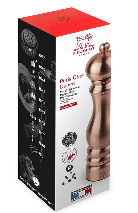Peugeot Paris Chef u'Select Copper 23cm Pepper Mill by Kitchen Niche