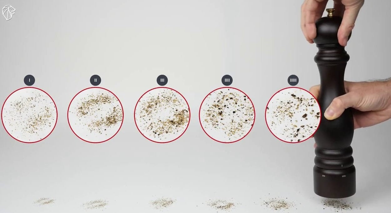 Peugeot Paris Duo Chocolate Salt & Pepper Mill Set 18cm by Kitchen Niche