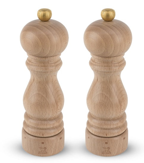 Peugeot Paris Duo Natural Salt & Pepper Mill Set 18cm by Kitchen Niche