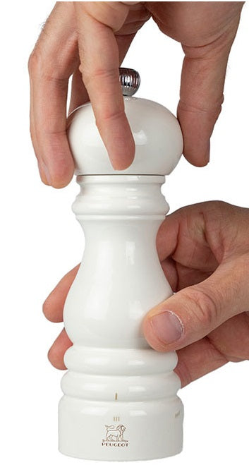 Peugeot Paris u'Select Feather White 18cm Salt Mill by Kitchen Niche