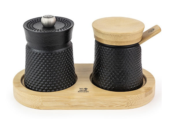 Peugeot Bali Spice Palace Pepper Mill & Salt Cellar Set by Kitchen Niche