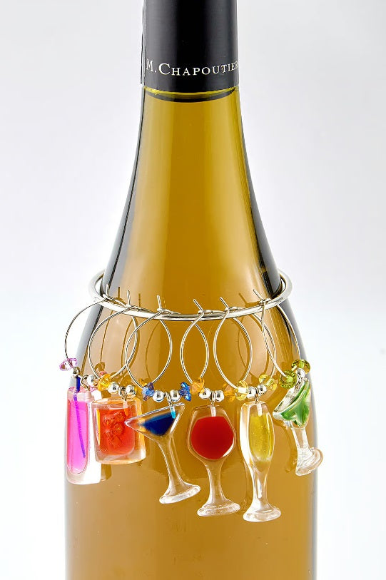 Prodyne Cocktail Stemware Charms Set of 6 by Kitchen Niche