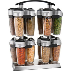 Trudeau Quad Spice Carousel Rack by Kitchen Niche