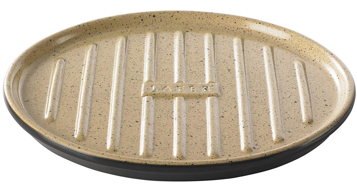 Romertopf Lafer BBQ Pizza & Grilling Dish with Ridges by Kitchen Niche