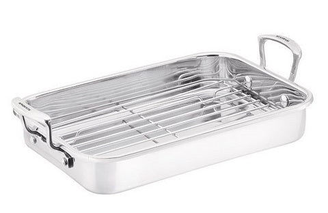 Scanpan Impact Stainless Steel Roasting Pan with Rack by Kitchen Niche