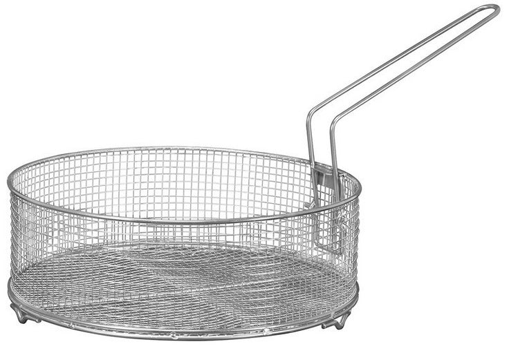 Scanpan Techniq 28 cm Stainless Steel Fry Basket by Kitchen Niche
