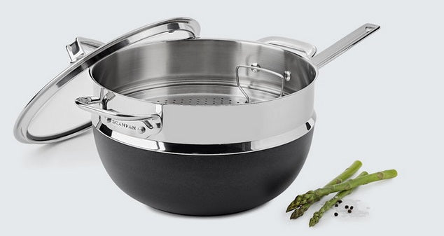 Scanpan Techniq Stainless Steel Steamer Insert by Kitchen Niche