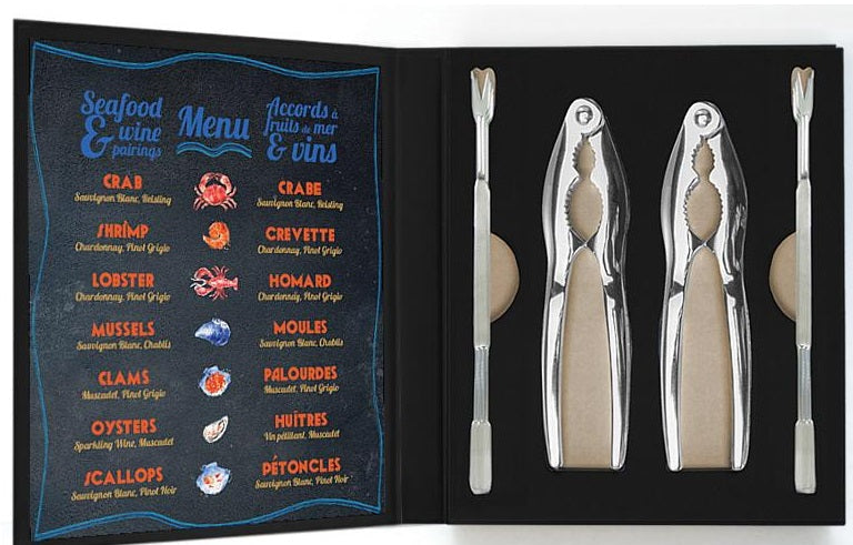 Natural Living Seafood Tool Set of 8 by Kitchen Niche