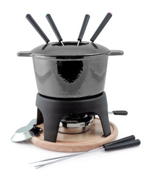 Swissmar Sierra Metallic Black 3 in 1 Fondue Set by Kitchen Niche