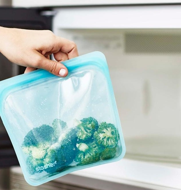 Stasher Orange Reusable Storage Bag by Kitchen Niche