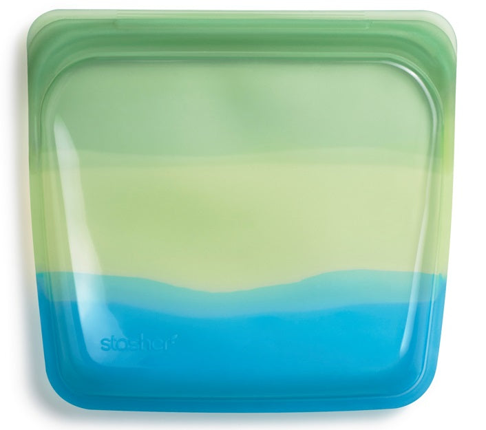 Stasher Reusable Sandwich Bag Black Sea by Kitchen Niche