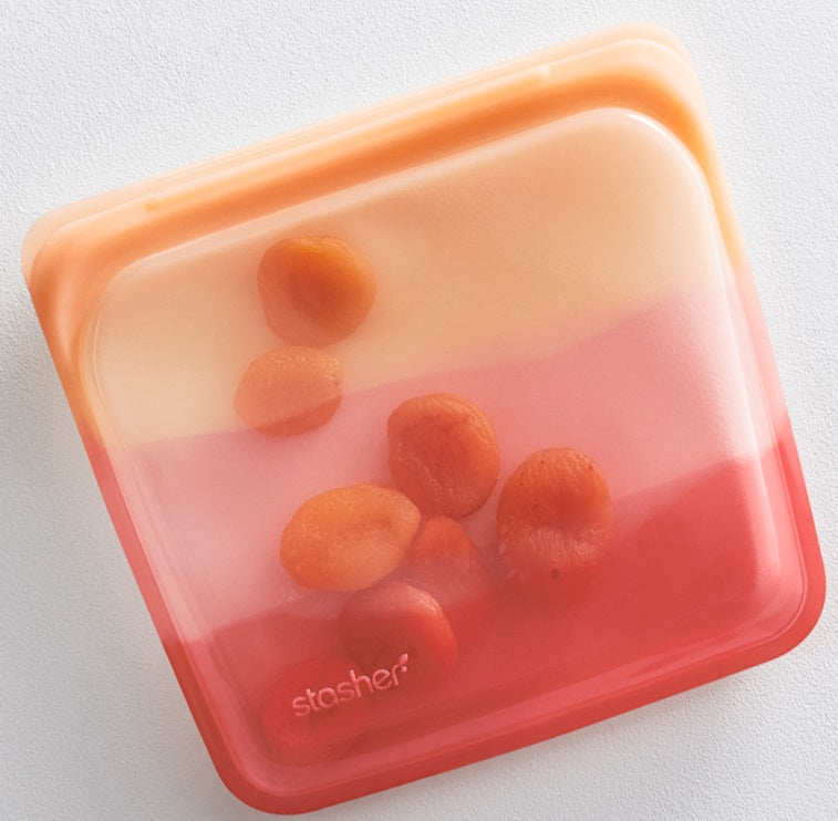 Stasher Reusable Sandwich Bag Yellow Sea by Kitchen Niche