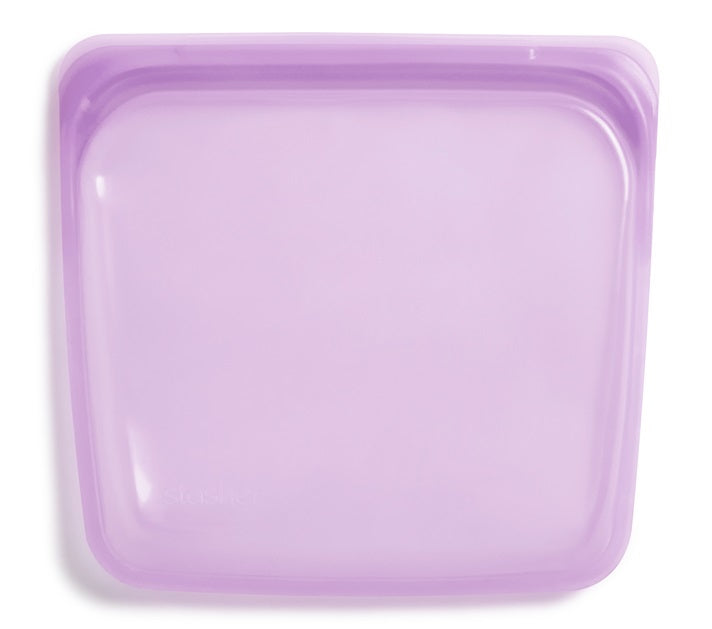 Stasher Reusable Sandwich Bag Rainbow Purple by Kitchen Niche
