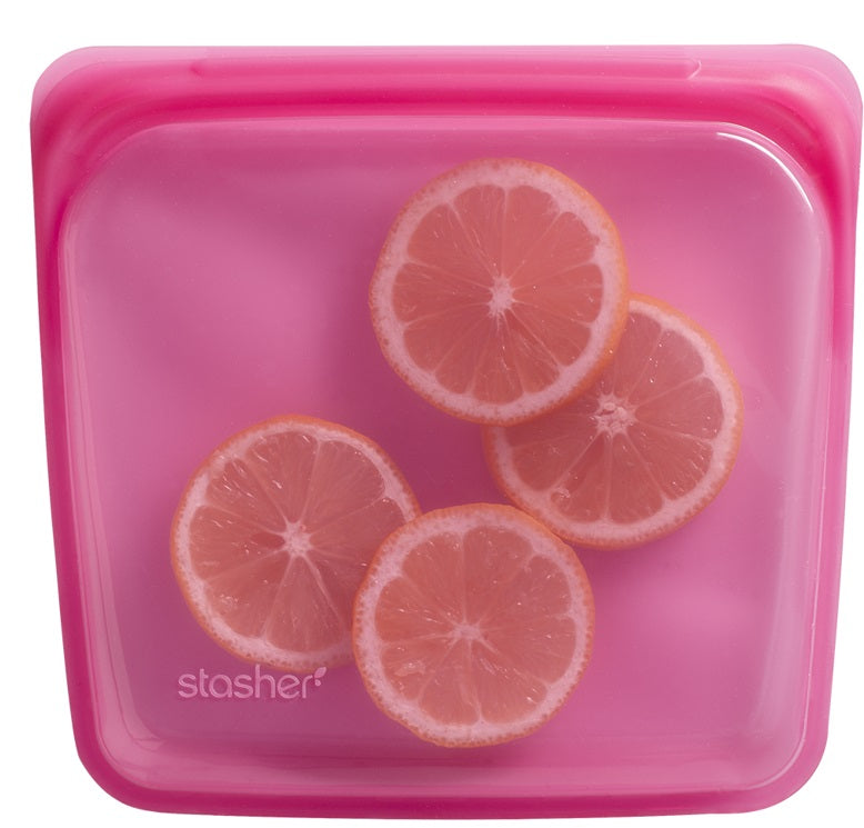 Stasher Reusable Sandwich Bag Raspberry by Kitchen Niche