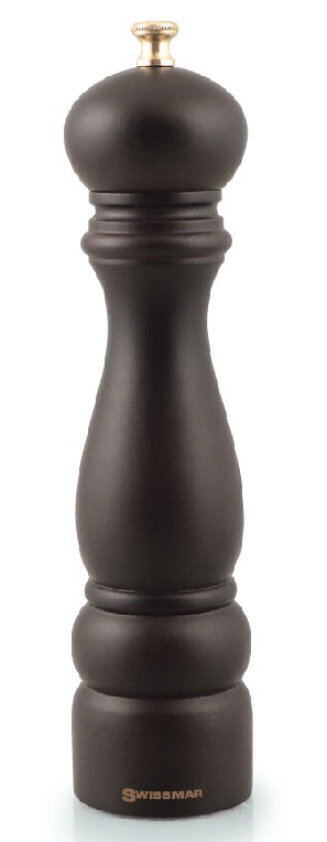 Swissmar Munich 24cm Chocolate Wood Pepper Mill by Kitchen Niche