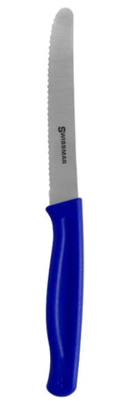 Swissmar Blue Serrated Utility & Tomato Knife Swissmar by Kitchen Niche