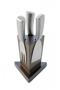 Swissmar Cheese Knife Set with Magnetic Block by Kitchen Niche