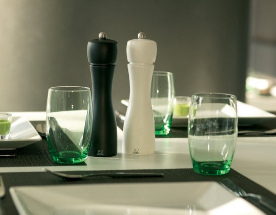 Peugeot Tahiti 20cm Black Pepper & White Salt Mill Set by Kitchen Niche