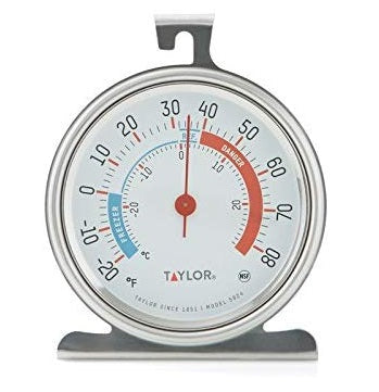 Taylor Dial Fridge & Freezer Thermometer by Kitchen Niche